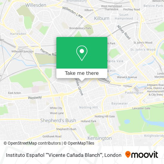 Instituto Español ""Vicente Cañada Blanch"" map