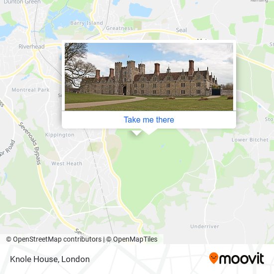 Knole House map