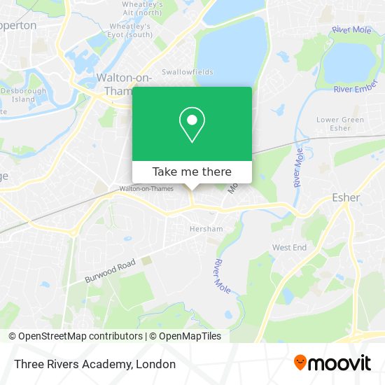 Three Rivers Academy map