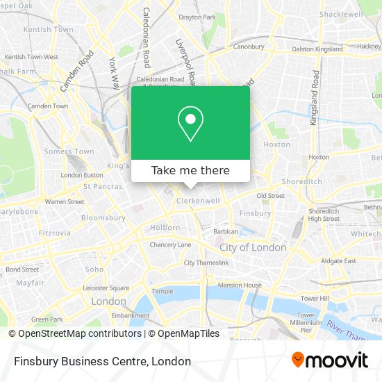 Finsbury Business Centre map
