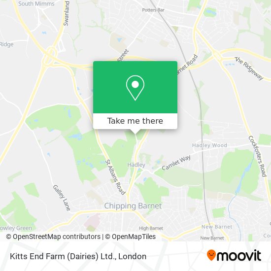 Kitts End Farm (Dairies) Ltd. map