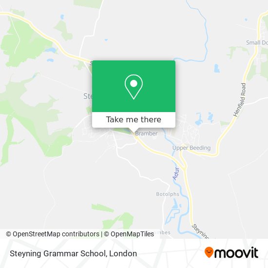 Steyning Grammar School map