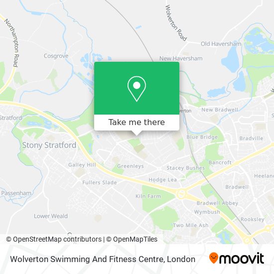 Wolverton Swimming And Fitness Centre map