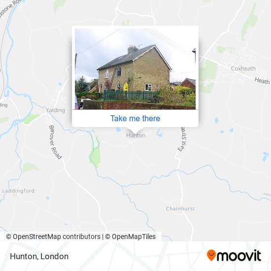 Hunton map