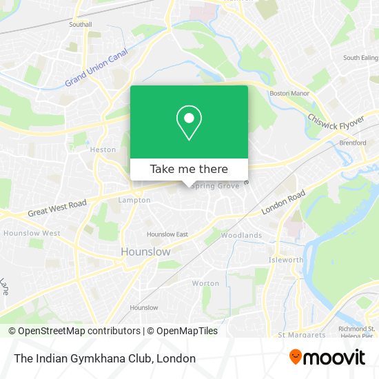 The Indian Gymkhana Club map