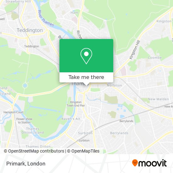 Primark map