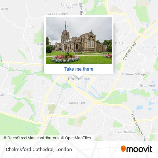 Chelmsford Cathedral map