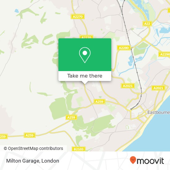 Milton Garage map