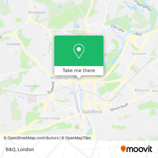 B&Q map