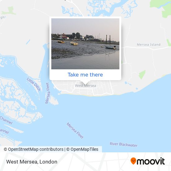 West Mersea map