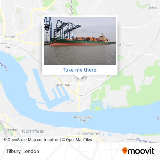 Tilbury map