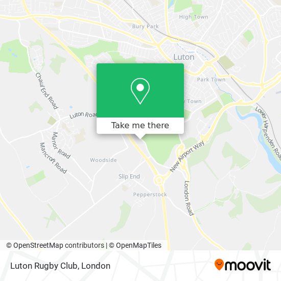 Luton Rugby Club map