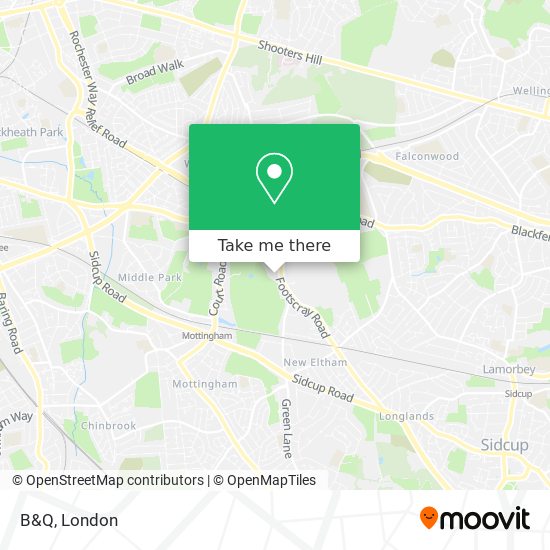 B&Q map
