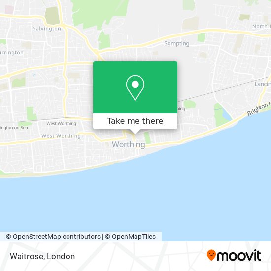 Waitrose map