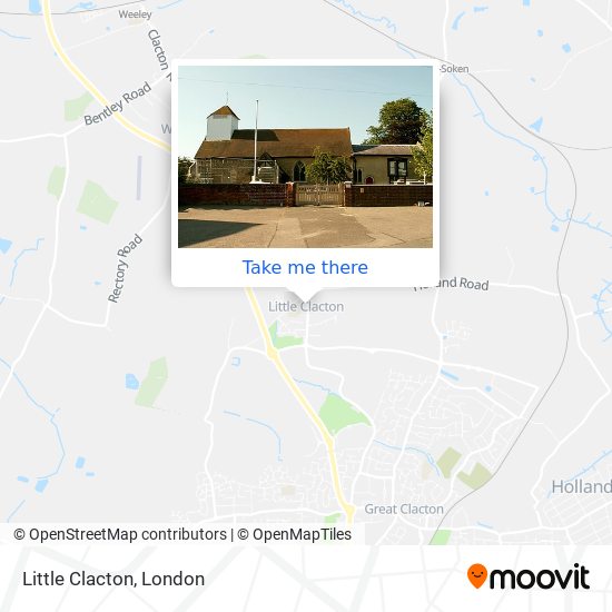 Little Clacton map