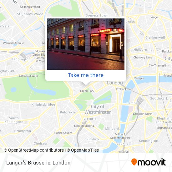Langan's Brasserie map