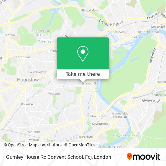 Gumley House Rc Convent School, Fcj map