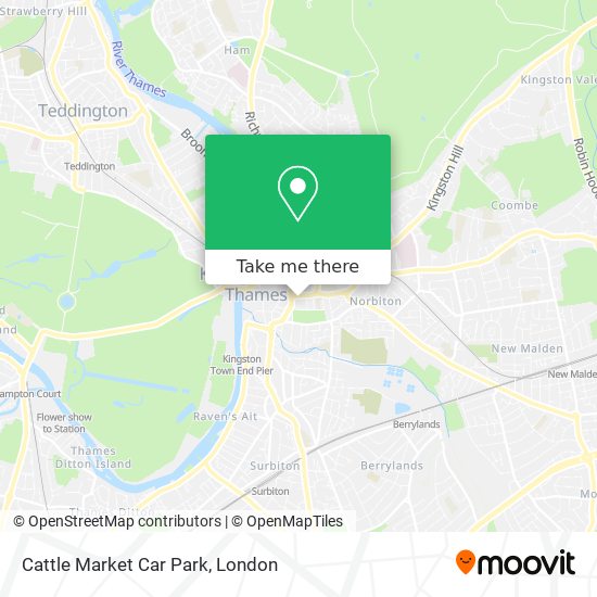 Cattle Market Car Park map
