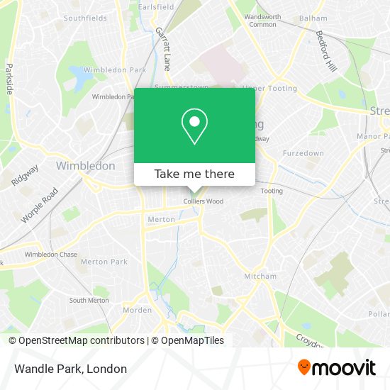 Wandle Park map