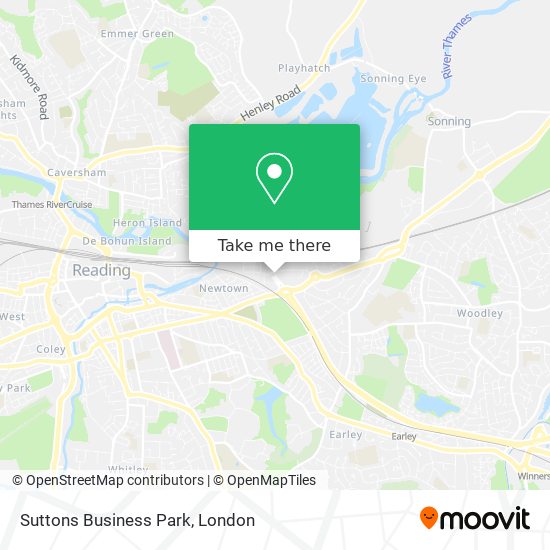 Suttons Business Park map