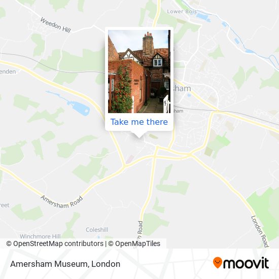 Amersham Museum map