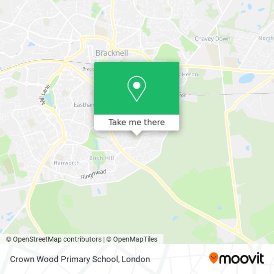 Crown Wood Primary School map