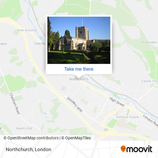 Northchurch map
