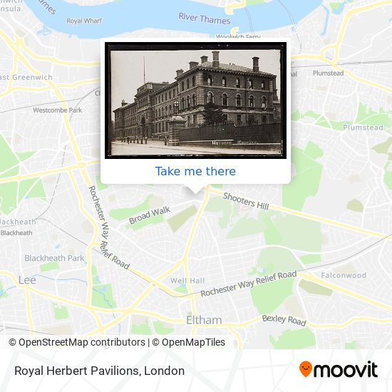 Royal Herbert Pavilions map