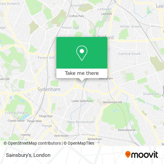 Sainsbury's map