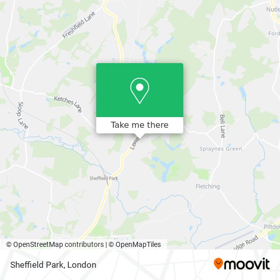 Sheffield Park map