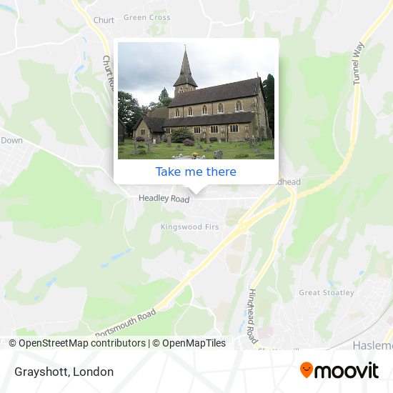 Grayshott map