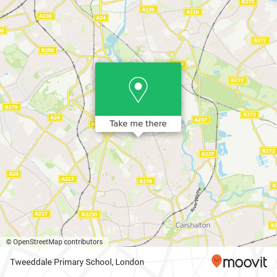 Tweeddale Primary School map