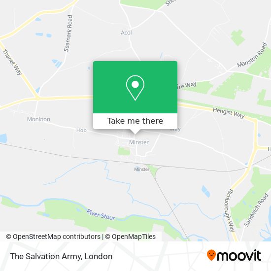 The Salvation Army map