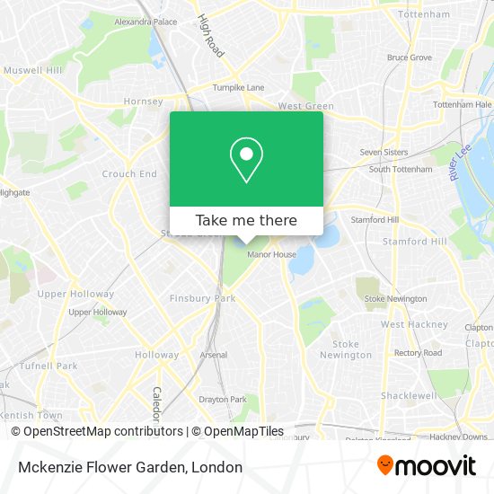 Mckenzie Flower Garden map