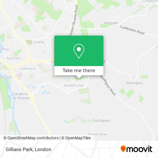 Gillians Park map
