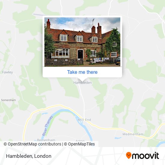 Hambleden map