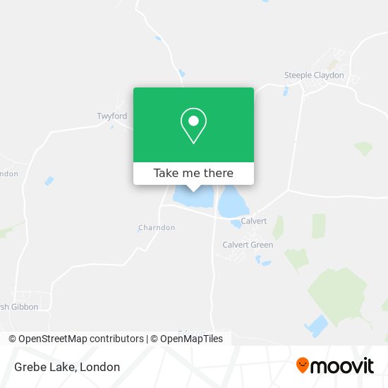 Grebe Lake map