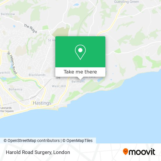 Harold Road Surgery map