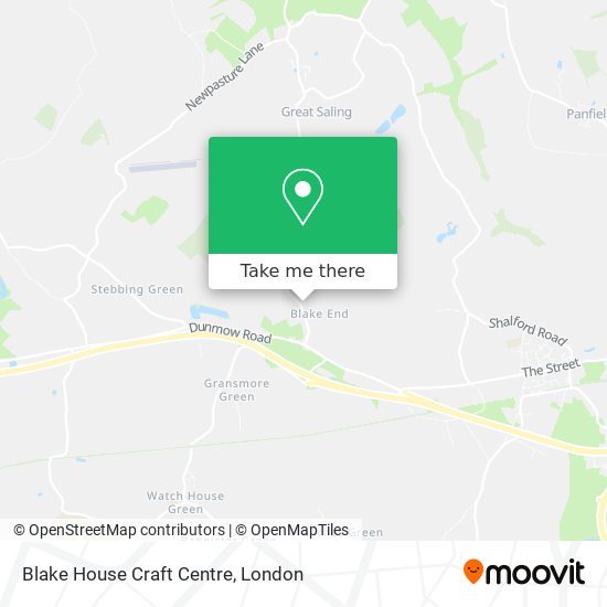 Blake House Craft Centre map