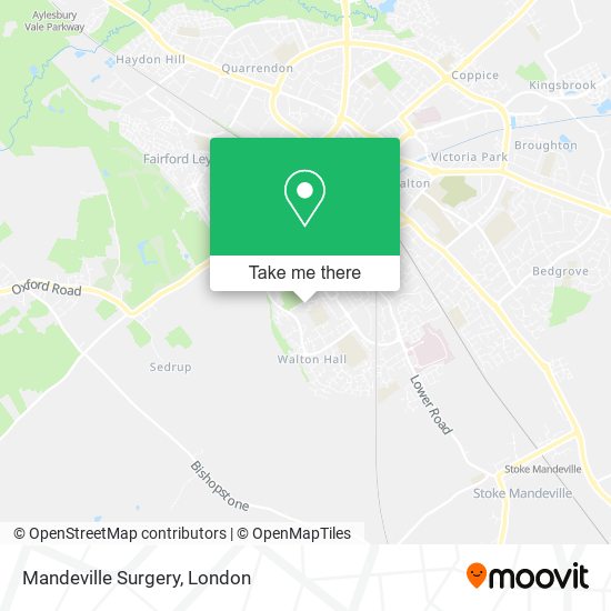 Mandeville Surgery map