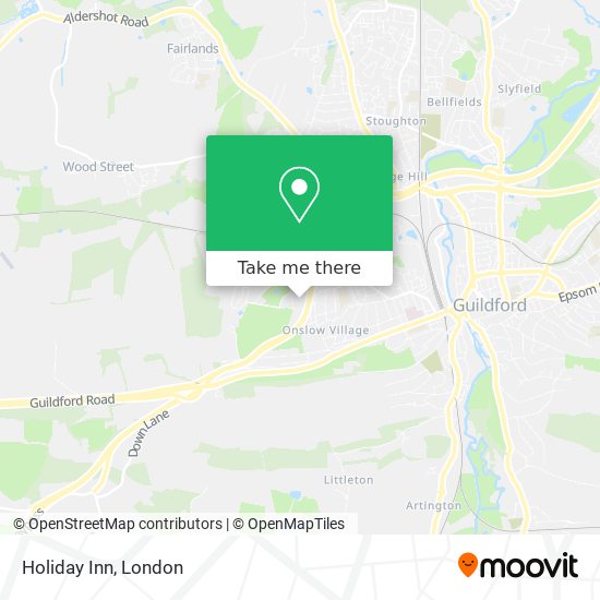 Holiday Inn map