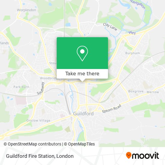 Guildford Fire Station map