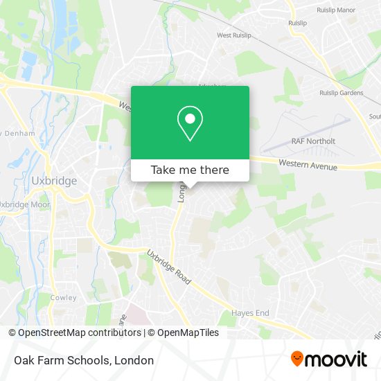 Oak Farm Schools map