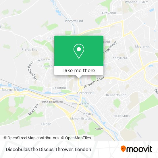 Discobulas the Discus Thrower map