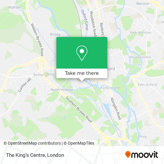The King's Centre map