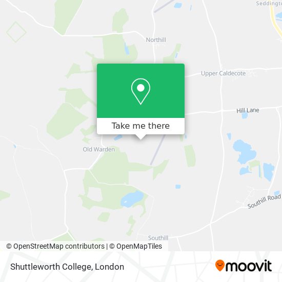 Shuttleworth College map