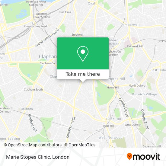 Marie Stopes Clinic map