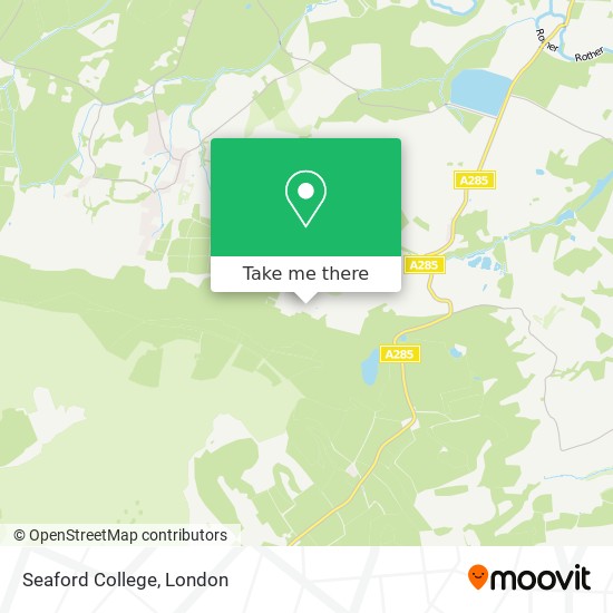 Seaford College map