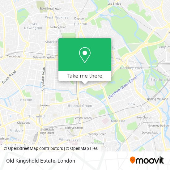 Old Kingshold Estate map