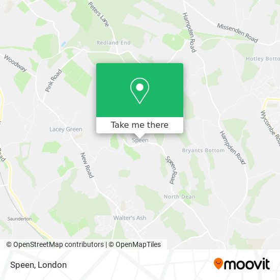 Speen map